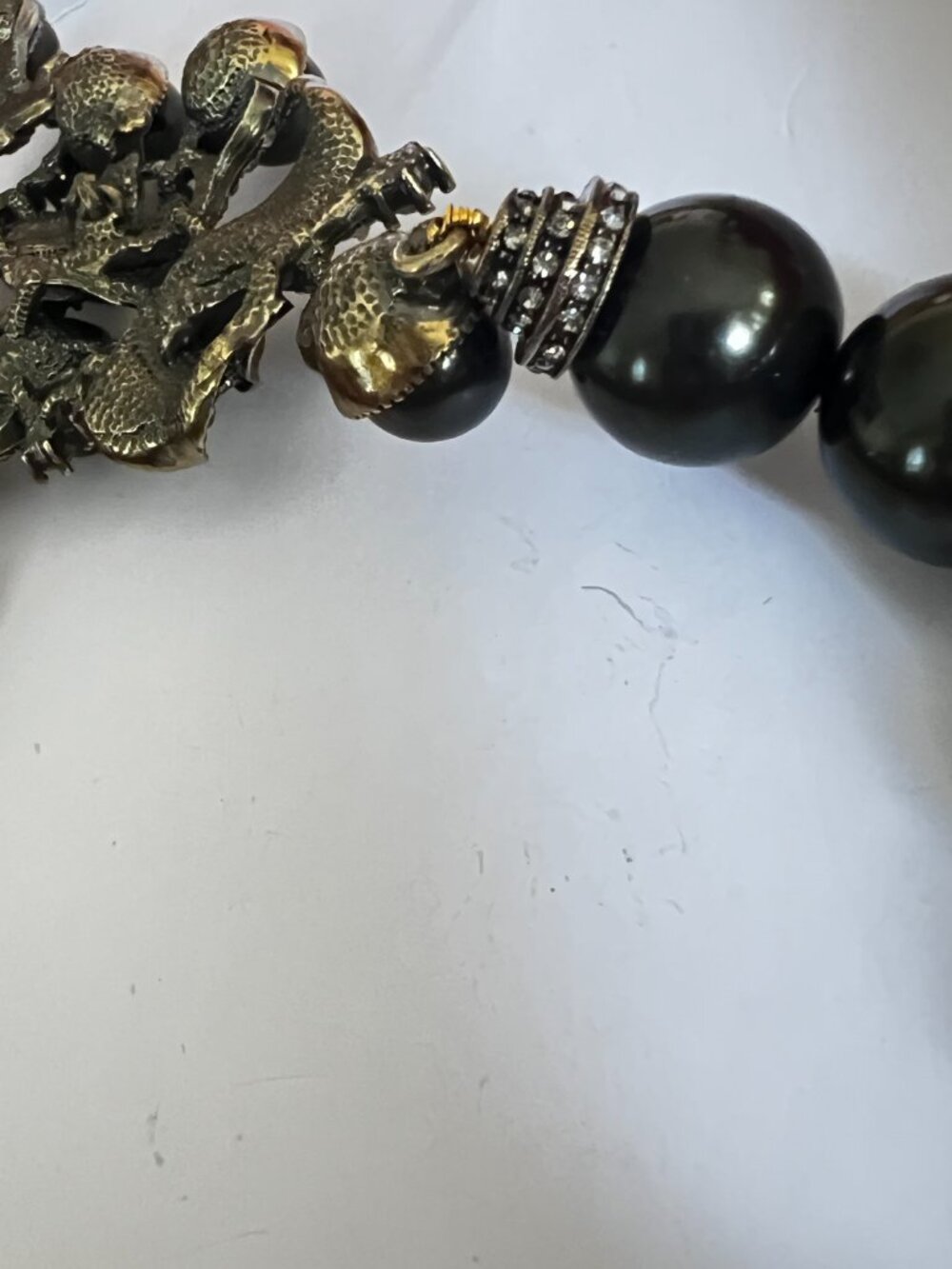 Heidi Daus -SET- C'Est Magnifique Necklace & Clip Earrings SET - Picture 7 of 11